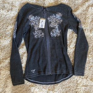 Cowgirl Hardware Zip Hoodie